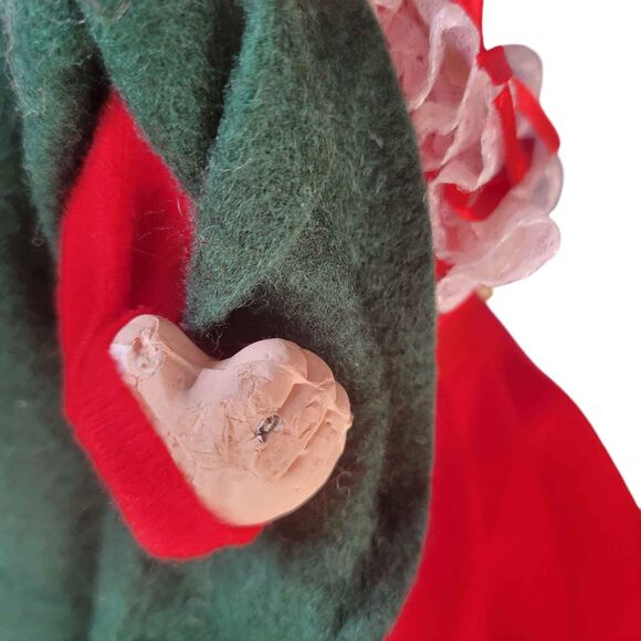 Vintage Mrs. Claus Christmas Tree Topper - Picture 3 of 7